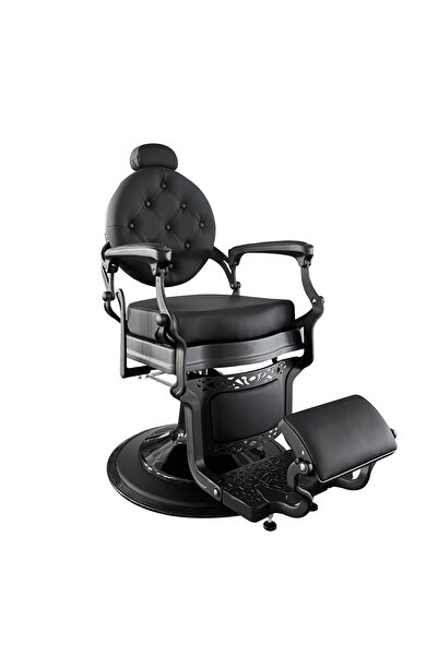 Hongli Barber Chair Heavy Duty Metal Frame, Large Pump Hydraulic, Swivel & Re...