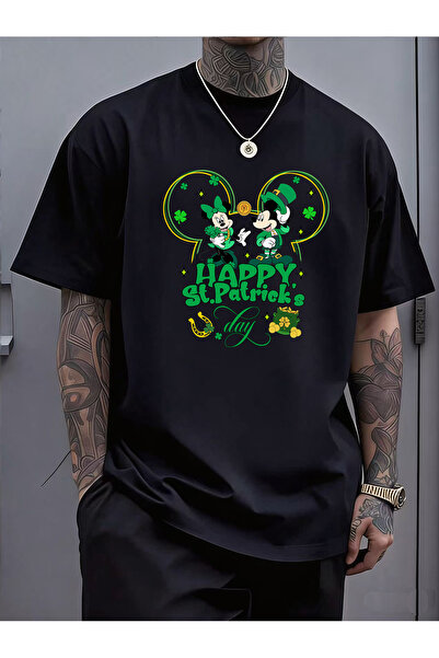 SAUDI DISNEYLAND disneyland Men and Women's 100% Cotton T-Shirt - Oversized C...