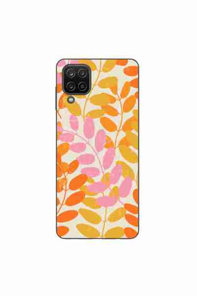 OEM Husa compatibila cu Samsung Galaxy A12 Silicon Gel Tpu Model Summer Leaves