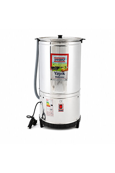 Şahbaz Elektrische Butterkurne 50 L - Edelstahl Yayik-Maschine, 1050