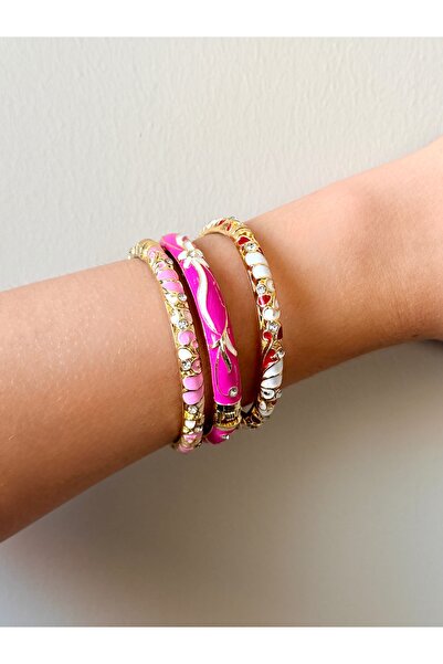 LUMİCOTAKI Steel Non-Flakening Colorful Clamp Clip Bracelet Single/Set