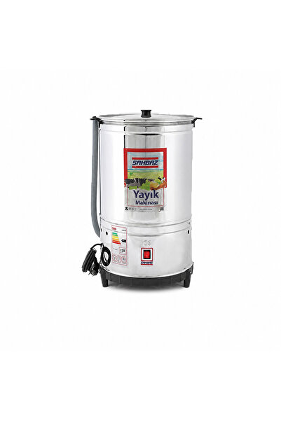 Şahbaz Elektrische Butterkurne 40 L - Edelstahl Yayik-Maschine, 1040