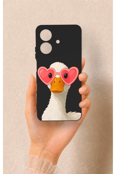 Vip Case Realme Note 60 Compatible Silicone Case with Duck Pattern