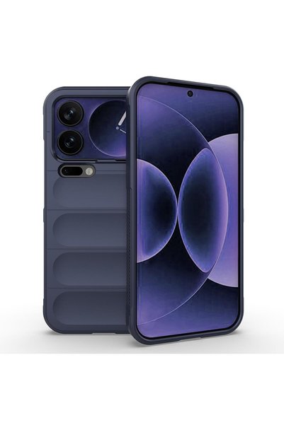 Microsonic حافظة متوافقة مع هاتف Xiaomi 17 Pro Max بلون أزرق داكن من أوسلو برايم