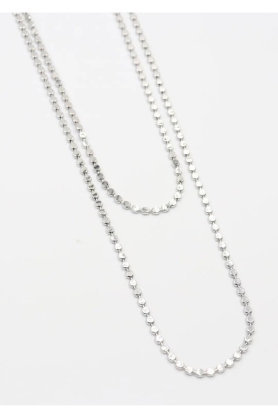 GOLDURA ATELIER Double Wrapped Ezme Silver Necklace