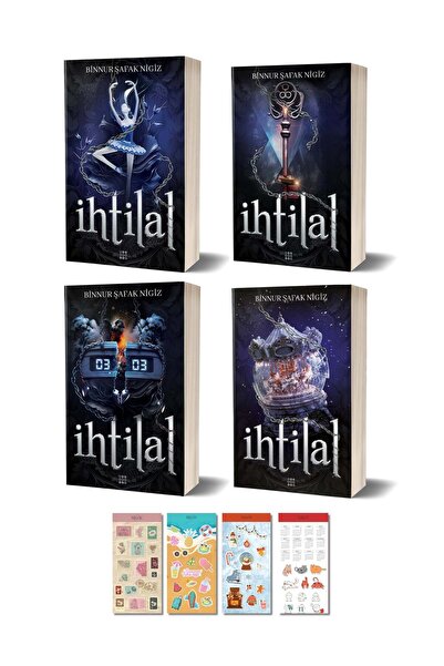 dokuzyayinlari Binnur Şafak Nigiz İhtilal Serisi - 4 Kitap Takım Set (Ciltsiz...