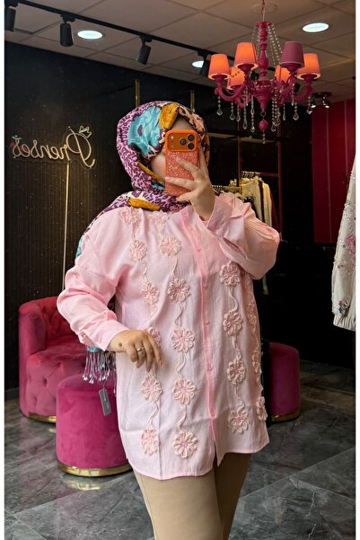 PRENSES ŞAL SALOON TÜLLÜ GÖMLEK