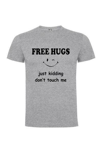 iLovePrints Faux Free Hug Sign Tshirt