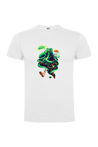 iLovePrints Cosmic Kraken Conflict Tshirt
