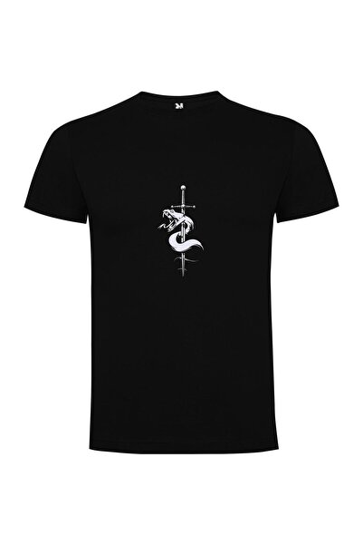 iLovePrints Silver Dragon's Sword Tshirt