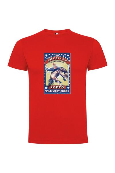 iLovePrints Trailblazing Cowboy Art Tshirt