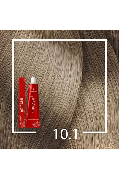pasteel Italian Pastel Dye 10.1 Platinum Gray with Argan Oil for Long-Lasting...