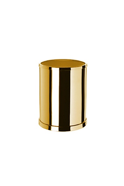 Windisch Cylinder Çöp Kovası, Açık - Altın