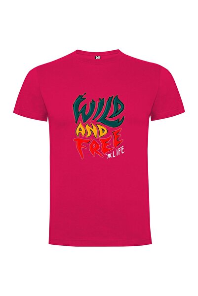 iLovePrints Wild & Free Noir Tshirt
