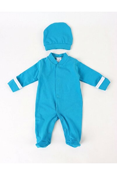 MiniKids Salopeta + caciula baby CFX turcoaz