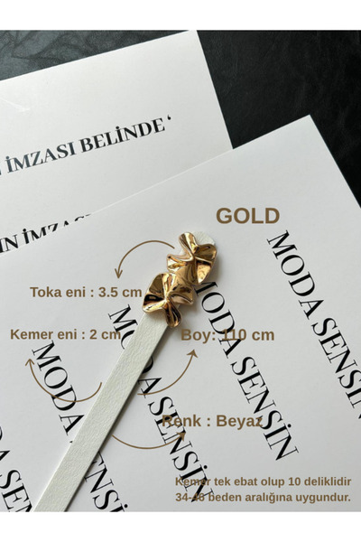 LİA KEMER Mesa Floral Patterned Gold Buckle Jacket Belt, Dress Belt, Trouser ...