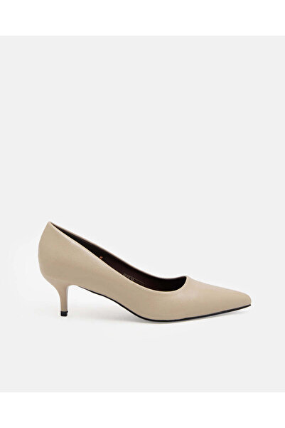 REDTAG Women Ivory Pointed Court Shoes