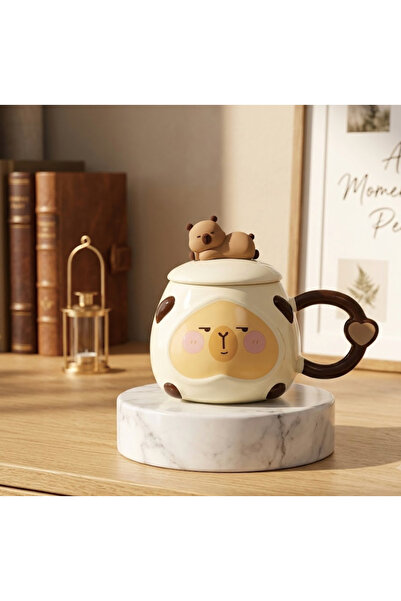 Mihristore Kapibara Kupa Bardak Sevimli Hediyelik Kupa Bardak Capybara Kupa