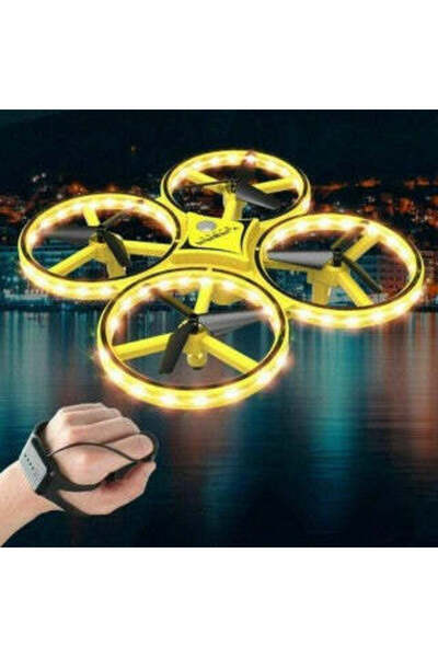 Vivendo Drona Anti Coliziune, Inteligenta, cu LED, Greutate 73g, RC Gravity c...