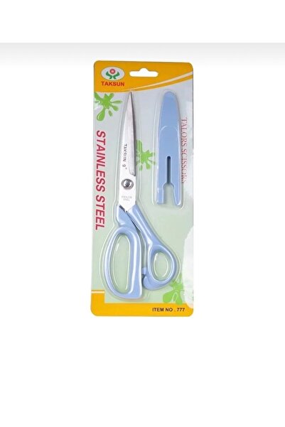 Lorin hobi Tailor's Scissors 9”(23 cm) Blue Fabric Scissors with Protective C...