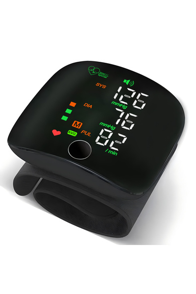 Choice1 English voice Digital Wrist Blood Pressure Meter USB Rechargeable Blo...
