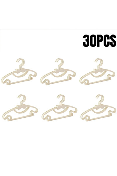 Choice19 White 30PCS 5-50Pcs Baby Hangers Plastic Kids Clothes Storage Hanger...
