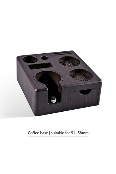 Choice1 51-58mm Wood Grain Coffee Tamper Station Portafilter Holder 51mm 54mm...