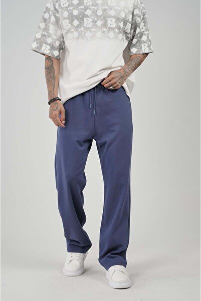 king brich Baggy Fit Bottom Sweatpants with Elastic Waist and Pockets