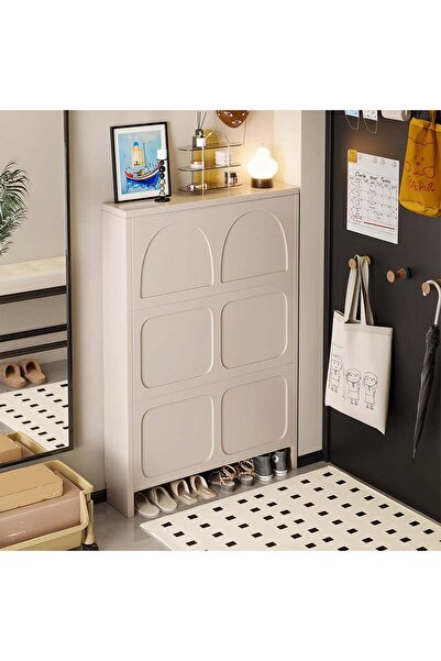 sharpdo Shoe Cabinet for Indoor Entryway, Ultra-Thin Shoe Storage Organizer, ...