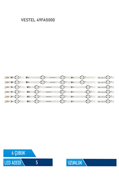 49FA5000 6 Parça 49 inc Tv Led Bar