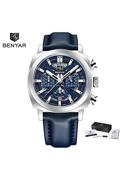 choice2 S BE L Benyar Design 2025 Men's Quartz Watch 43mm Luminous Dial 50m W...