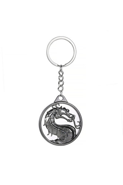 Choice1 Black Keychain Classic Fighting Key Chain Games Mortal Kombat Periphe...