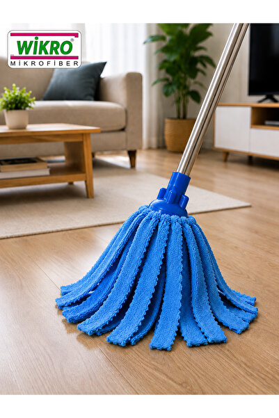 WİKRO Eco Mop Mikrofiber Yedek Mop Başlığı – Yüksek Emici Mikrofiber Temizlik...