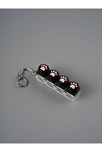 choice2 4leds black Keyboard Keychain LED Light - Stress Anxiety Relief Fidge...