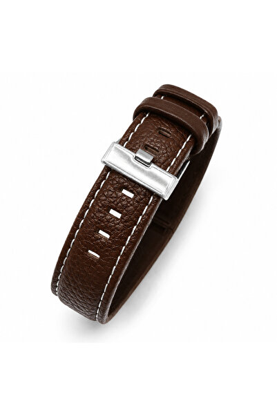 Leather Class Vintage Deri Saat Kayışı | Floater Kahverengi | 24-28 mm