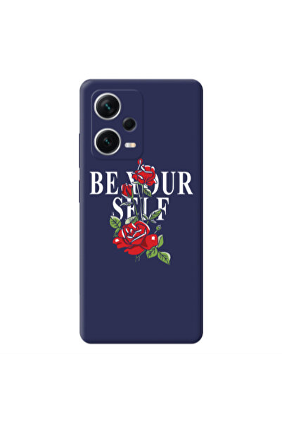 Other Xiaomi Poco X5 Be Your Self Dark blue Colored Silicone TPU Θήκη