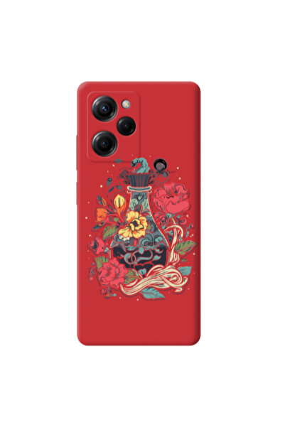 Other Xiaomi Poco X5 Pro Magic vase Red Colored Silicone TPU Θήκη