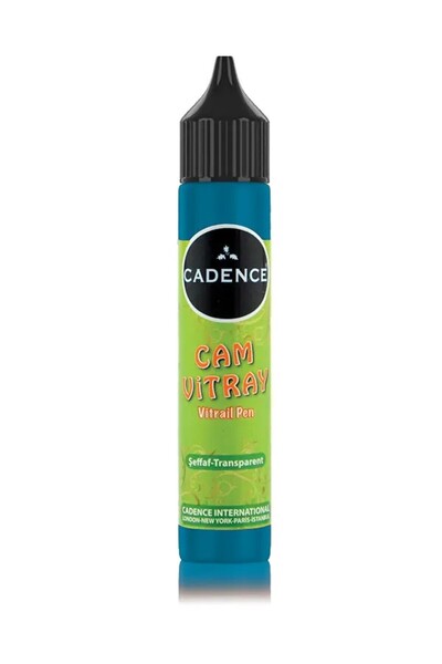 Cadence 09 Turkuaz Vitray Kalem Boya 25ML