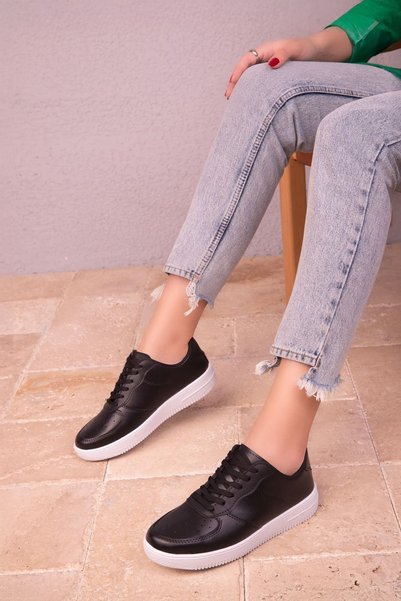 rungo Lifestyle Black Unisex Sports Shoes Casual Sneaker