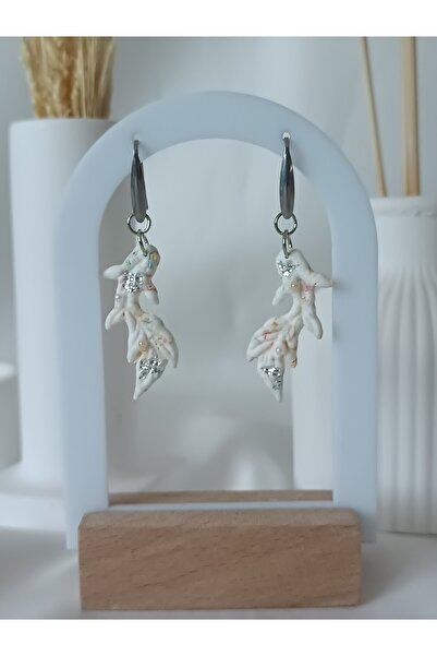 La fee aksesuar Koi Fish Earrings Handmade Polymer Clay Earrings Ultra Light ...