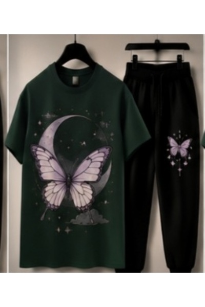 ZEMLİYA Sara Unisex Oversize Shorts Set Short Sleeve T-Shirt Comfortable Fit ...