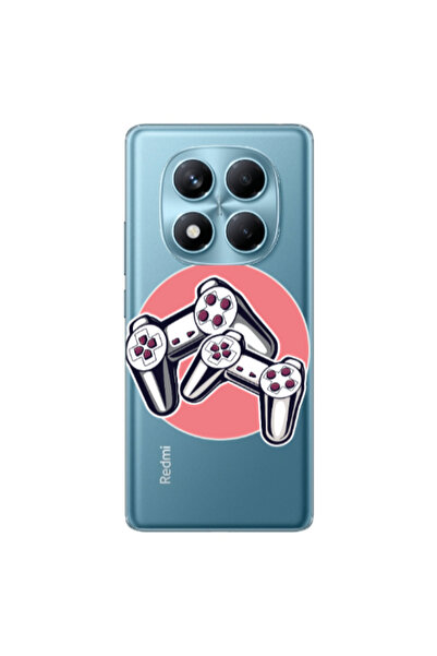 Other Xiaomi Redmi Note 14 Pro Retro Joysticks Transparent Silicone TPU Θήκη