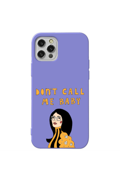 Other Apple iPhone 13 Pro Call me baby Purple Colored Silicone TPU Θήκη