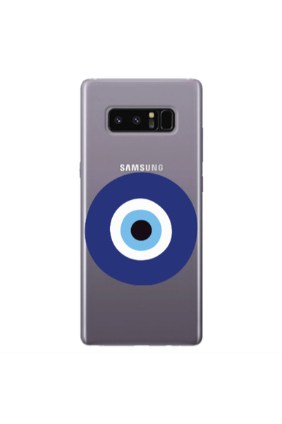 Other Samsung Note 8 Evil eye bead Transparent Silicone TPU Θήκη