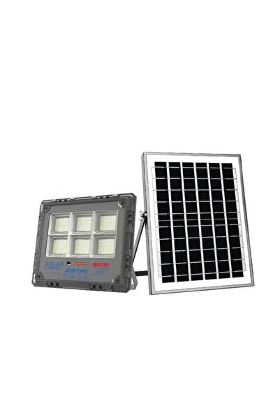 Jiayi Proiector LED Solar, Putere 800W, Autonomie 12h, Kit Complet cu Panou F...