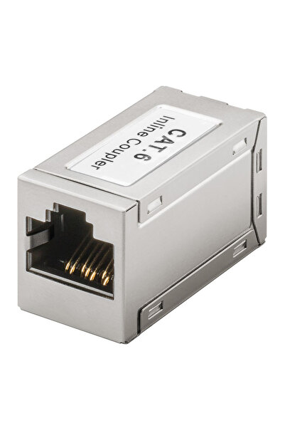 goobay σύνδεσμος RJ45 Cat 6 15217, 250MHz, PoE+, ασημί