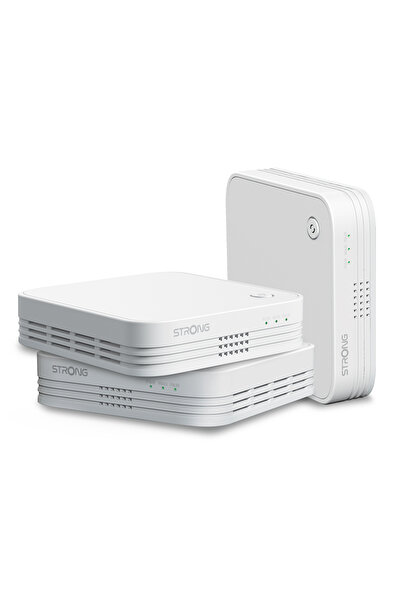 Strong WiFi Mesh Οικιακό Κιτ ATRIA 1200 V2, 1200Mbps Διπλής Ζώνης, 3 τεμάχια