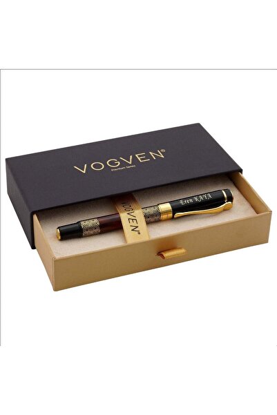 Vogven Marka İsme Özel Desenli Elegance Roller Kalem