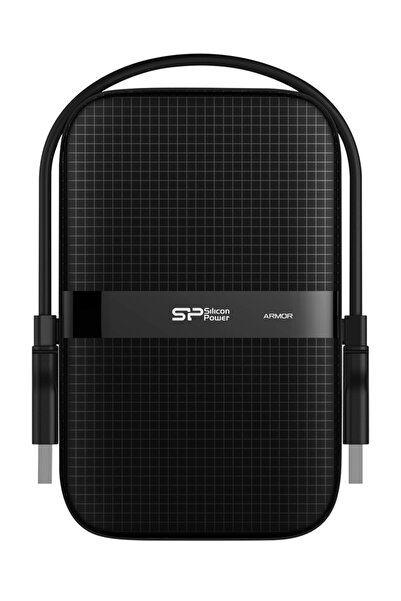 Silicon Power εξωτερικός HDD Armor A60, 1TB, USB 3.2, μαύρος