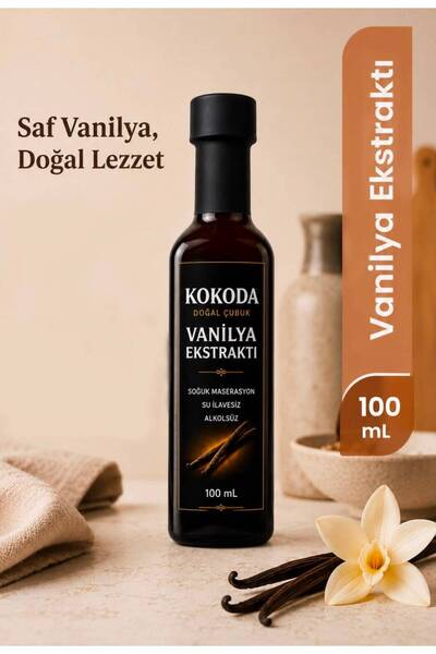 KOKODA Vanilya Özütü (Ekstraktı) 100 ml - Vanilla Extract